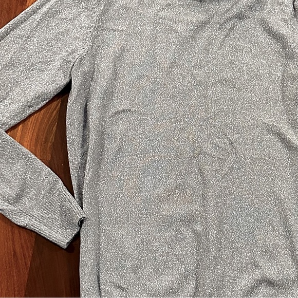 Calvin Klein glittery silver metallic top - gorgeous & sleek! Size small S - Picture 4 of 12